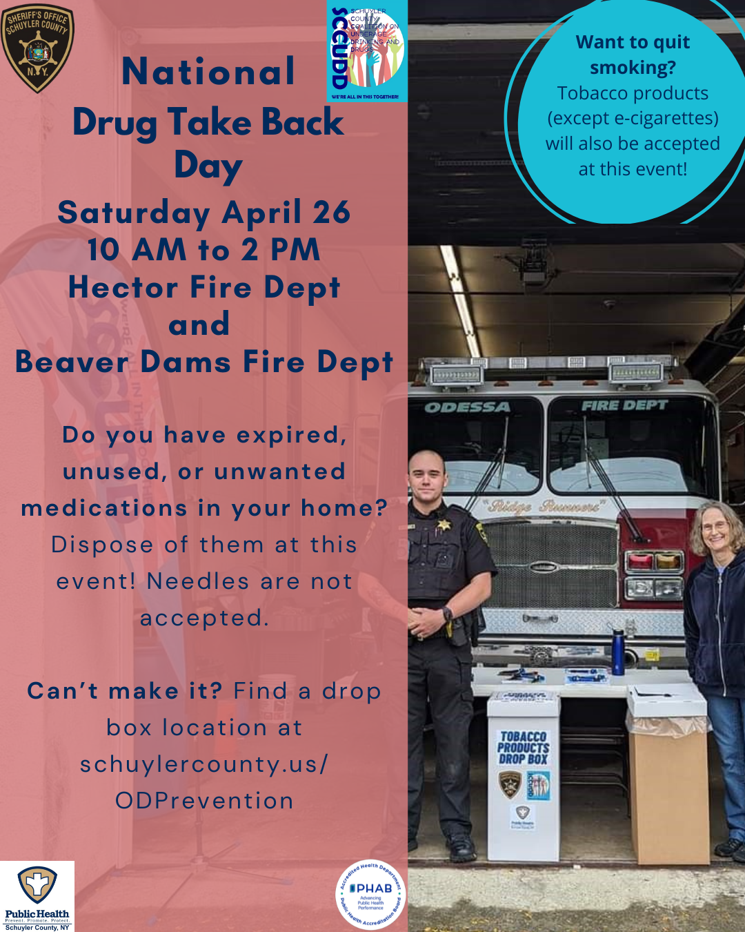 Flyer with event details